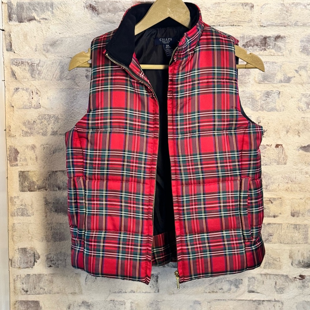 Women’s Chaps Red Snow Vest